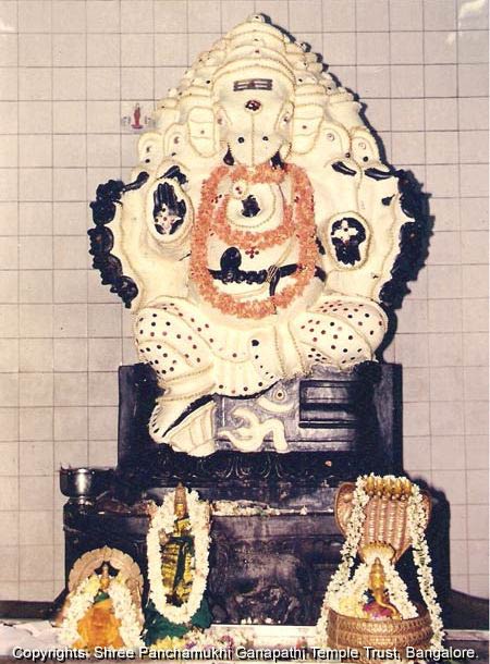 Panchamukhi Ganapathi, Butter Decoration.