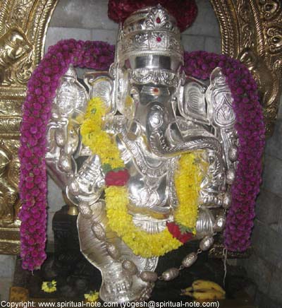 Ganesha in Kalika Durgaparameshwari Temple, Bangalore